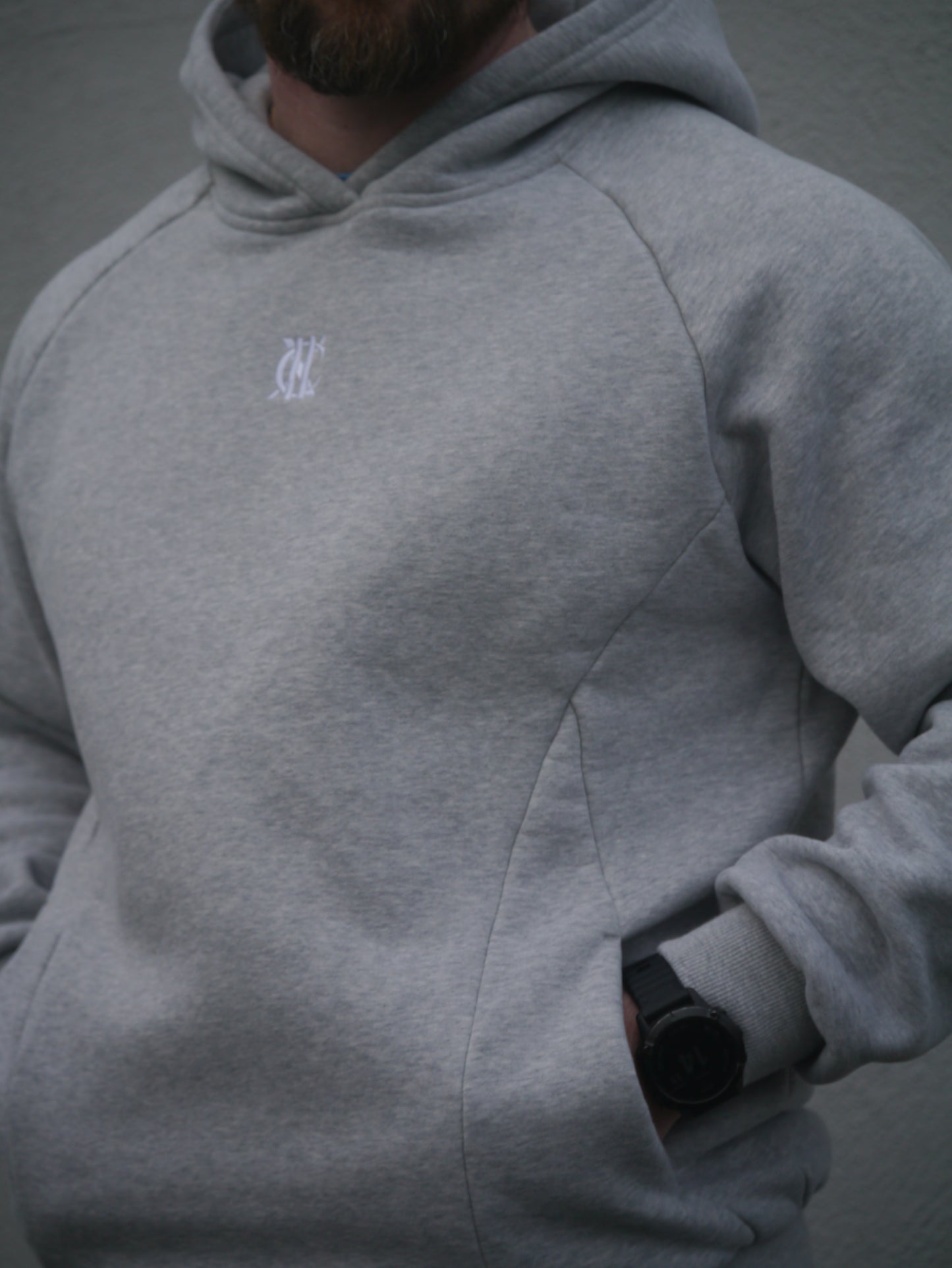 Fierce Flex Hoodie-Grey
