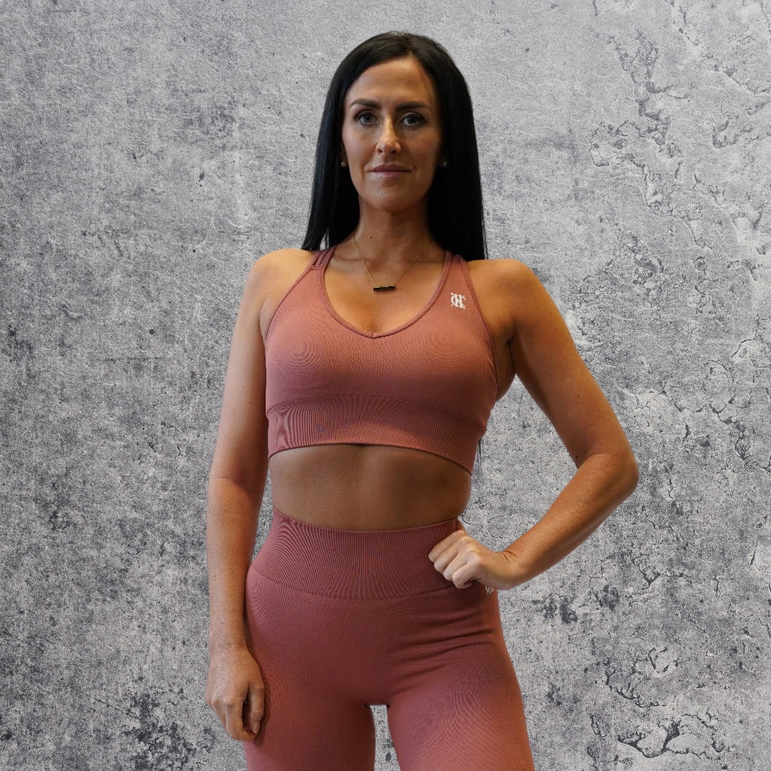 Gym92 Infinity Sculpt Sports Bra - Peach Pink