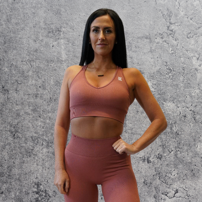 Gym92 Infinity Sculpt Sports Bra - Peach Pink