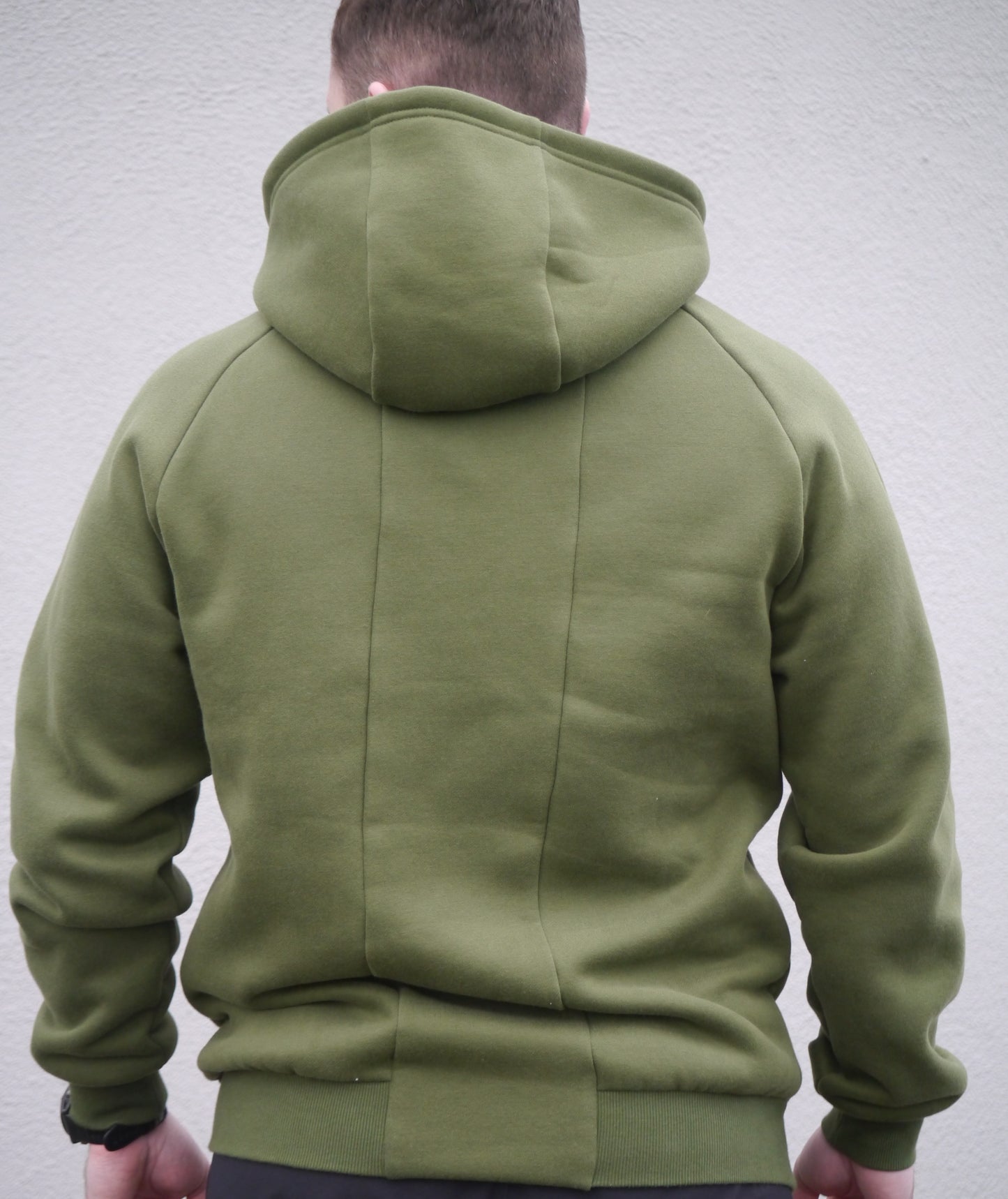 Fierce Flex Hoodie-Khaki Green