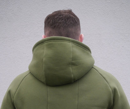 Fierce Flex Hoodie-Khaki Green